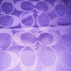Coach Purple Scarf